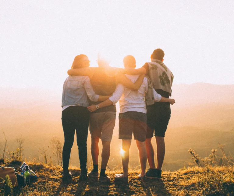 Julia Futterer - Familie im Sonnenuntergang